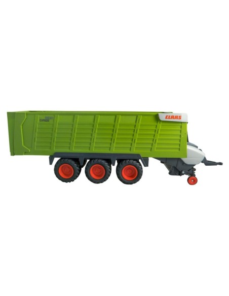 Stor flot fjernstyet traktor med cargo trailer