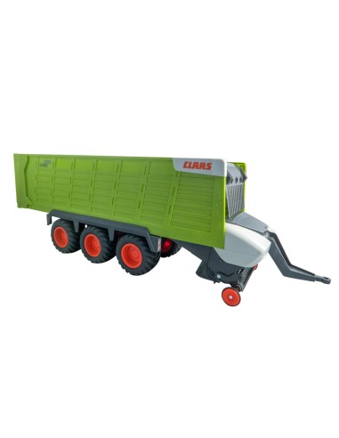 Stor flot fjernstyet traktor med cargo trailer
