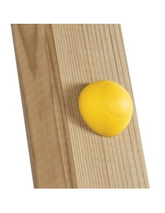 Bolthætte til træ (bolt Ø 6 mm) - 10 stk - Mørkegrøn