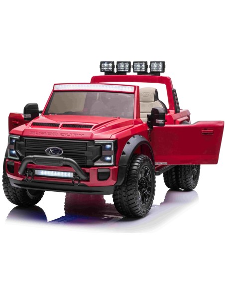 Ford Super Duty Truck - sej elbil til børn - Rød