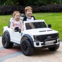 Ford Super Duty Truck - sej elbil til børn - Hvid