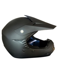 Børne Crosserhjelm - Mat Sort