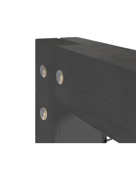 Homegoal Plus - Sort fodboldmål 200 x 160 cm