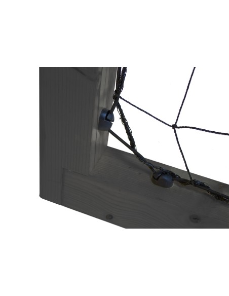 Homegoal Plus - Sort fodboldmål 200 x 160 cm