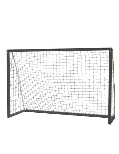 Homegoal Plus - Sort fodboldmål 300 x 200 cm