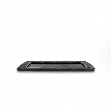 EXIT Dynamic sportstrampolin i jordniveau - sort