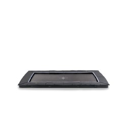 EXIT Dynamic sportstrampolin i jordniveau - sort 2