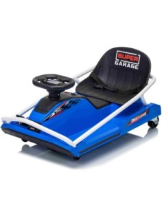 EL Super Garage Drift Car 22,2V til børn – Blå