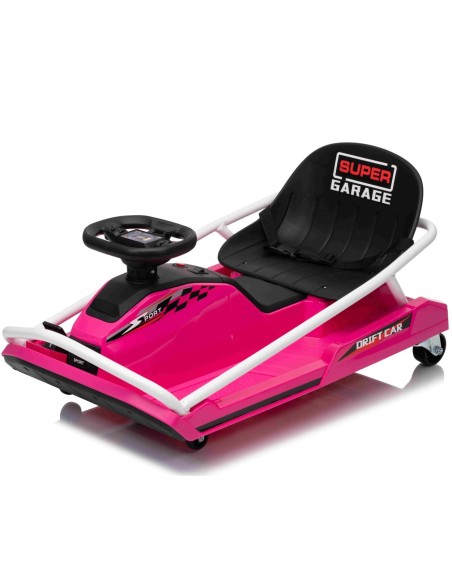 EL Super Garage Drift Car 22,2V til børn – Pink
