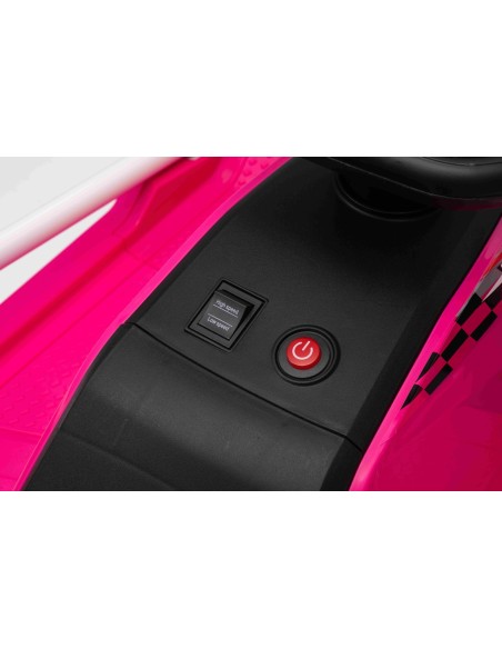 EL Super Garage Drift Car 22,2V til børn – Pink