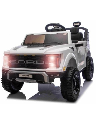 Ford Ranger Raptor Elbil til børn 21,6V – Hvid