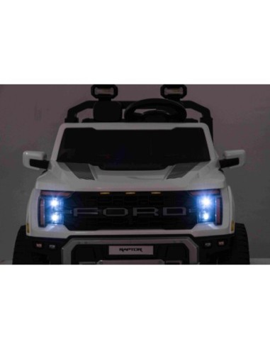 Ford Ranger Raptor Elbil til børn 21,6V – Hvid