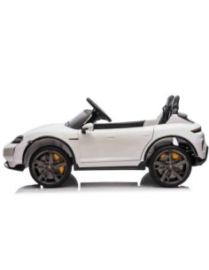 Porsche Taycan Turbo S Elbil til børn 21,6V – Hvid 2