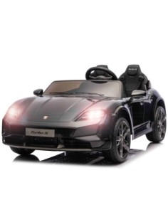 Porsche Taycan Turbo S Elbil til børn 21,6V – Sort