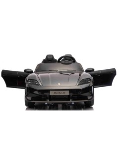 Porsche Taycan Turbo S Elbil til børn 21,6V – Sort 2
