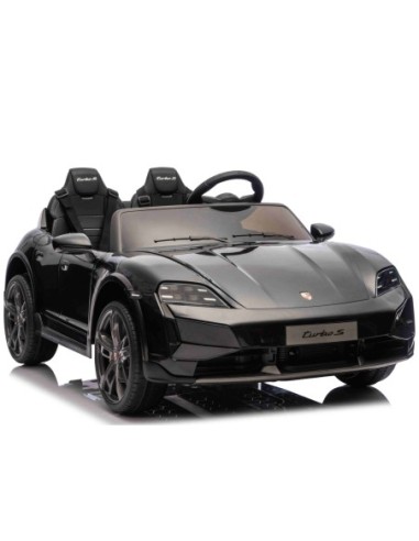 Porsche Taycan Turbo S Elbil til børn 21,6V – Sort