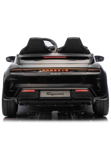 Porsche Taycan Turbo S Elbil til børn 21,6V – Sort
