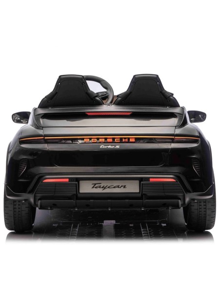 Porsche Taycan Turbo S Elbil til børn 21,6V – Sort