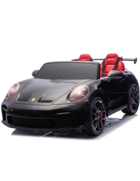 Porsche 911 GT3 Elbil til børn 21,6V – Sort – 4x200W motor