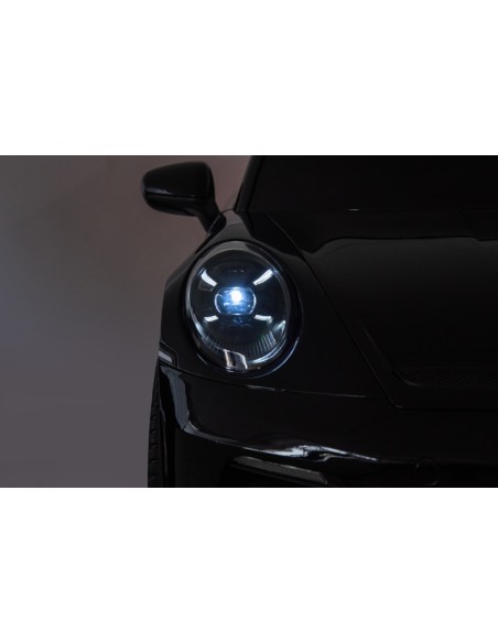 Porsche 911 GT3 Elbil til børn 21,6V – Sort – 4x200W motor