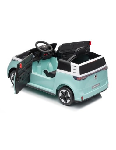 VW ID Buzz Elbil Til børn 22,2V m/Gummihjul,...