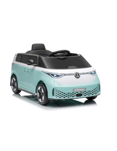 VW ID Buzz Elbil Til børn 22,2V m/Gummihjul,...