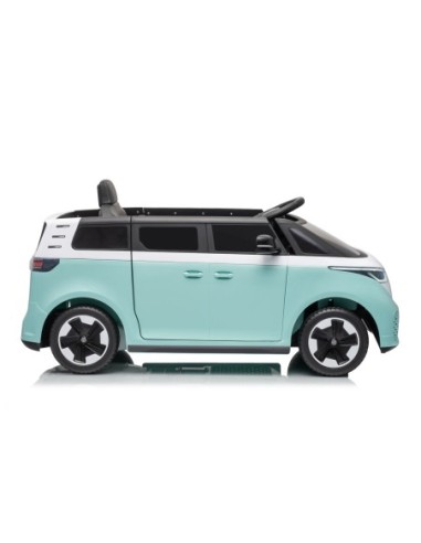 VW ID Buzz Elbil Til børn 22,2V m/Gummihjul,...