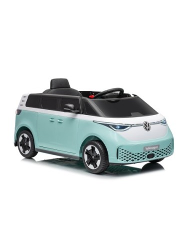 VW ID Buzz Elbil Til børn 22,2V m/Gummihjul,...