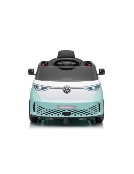 VW ID Buzz Elbil Til børn 22,2V m/Gummihjul, Lædersæde 2.4G