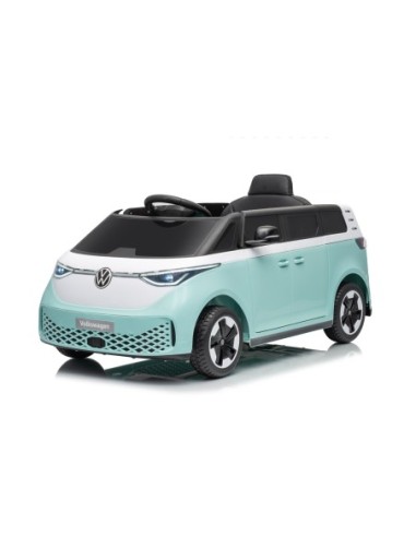 VW ID Buzz Elbil Til børn 22,2V m/Gummihjul,...