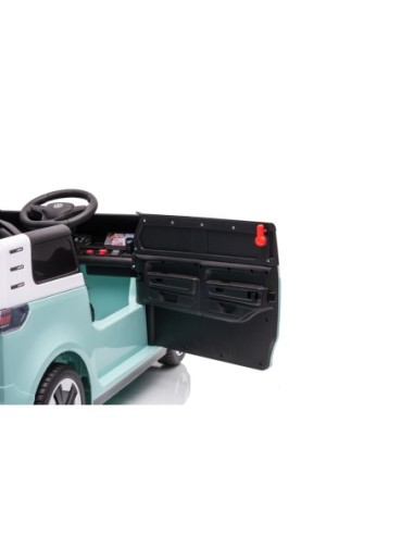 VW ID Buzz Elbil Til børn 22,2V m/Gummihjul,...