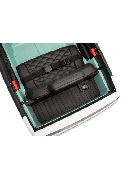 VW ID Buzz Elbil Til børn 22,2V m/Gummihjul, Lædersæde 2.4G