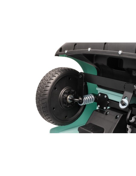 VW ID Buzz Elbil Til børn 22,2V m/Gummihjul, Lædersæde 2.4G