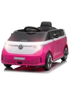 VW ID Buzz Elbil Til børn 22,2V m/Gummihjul, Lædersæde...