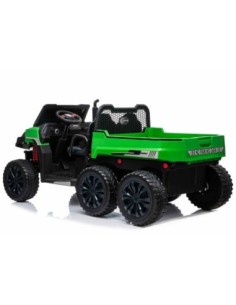 Farmer4X 22,2V ELBil m/4xmotor + Gummihjul + fjernb + læder 2