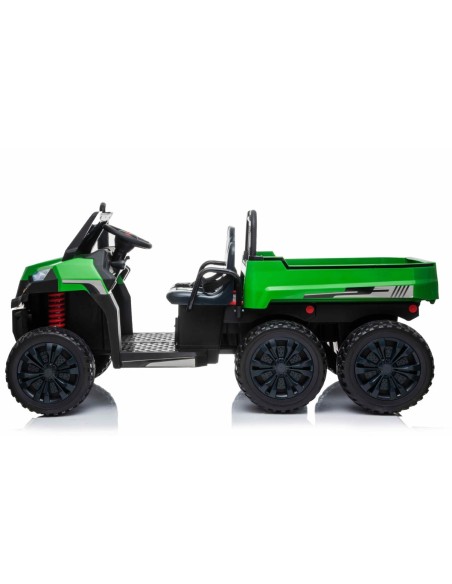 Farmer4X 22,2V ELBil m/4xmotor + Gummihjul + fjernb + læder