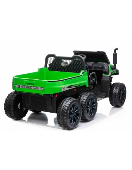 Farmer4X 22,2V ELBil m/4xmotor + Gummihjul + fjernb + læder