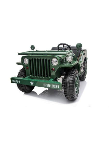 Army Classic Adventure XXL m/3 sæder + 4x24V Motor + Gummihjul