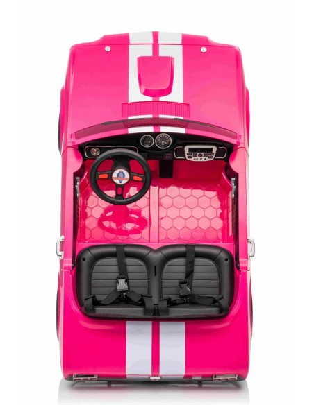 Ford Mustang Shelby GT350 Elbil Til børn 21,6V m/Lædersæde, Gummihjul