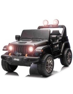 Jeep Wrangler Rubicon Elbil Til børn 21,6V m/Lædersæde,...