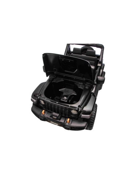 Jeep Wrangler Rubicon Elbil Til børn 21,6V m/Lædersæde, Gummihjul