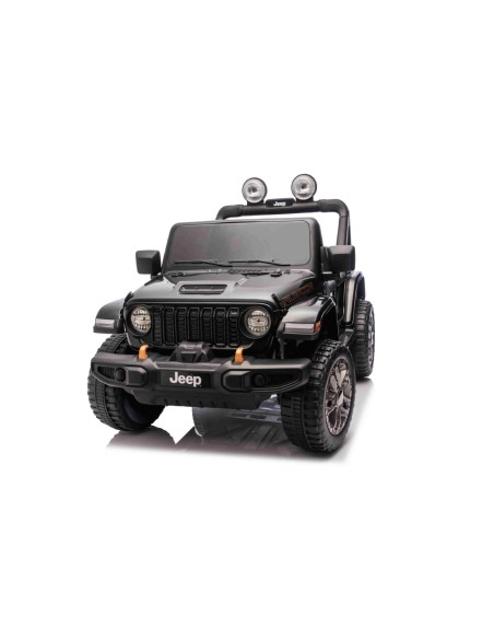 Jeep Wrangler Rubicon Elbil Til børn 21,6V m/Lædersæde, Gummihjul