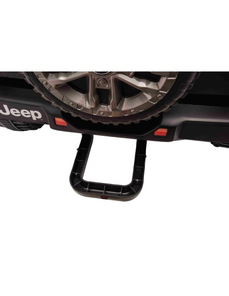 Jeep Wrangler Rubicon Elbil Til børn 21,6V m/Lædersæde, Gummihjul