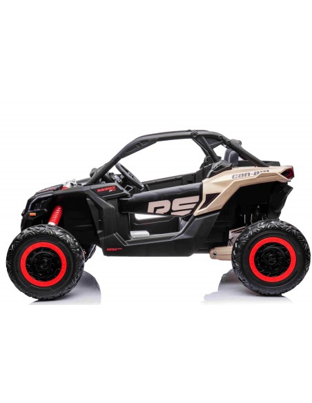 Can-Am Maverick UTV til 2 Børn m/Lithium + 4x24V Motorer + Gummihjul