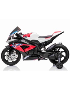 BMW HP4 EL Motorcykel XL til børn 12V Lithium, Rød