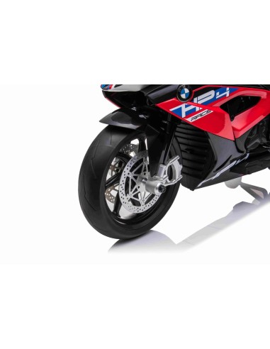 BMW HP4 EL Motorcykel XL til børn 12V Lithium, Rød