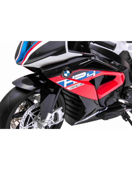 BMW HP4 EL Motorcykel XL til børn 12V Lithium, Rød