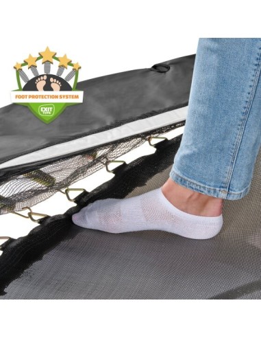 EXIT Allure Premium trampolin ø427cm - sort