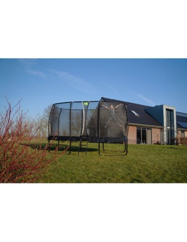 EXIT Allure Premium trampolin 244x427cm - sort