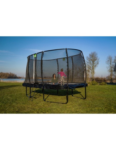 EXIT Allure Premium trampolin 244x427cm - sort